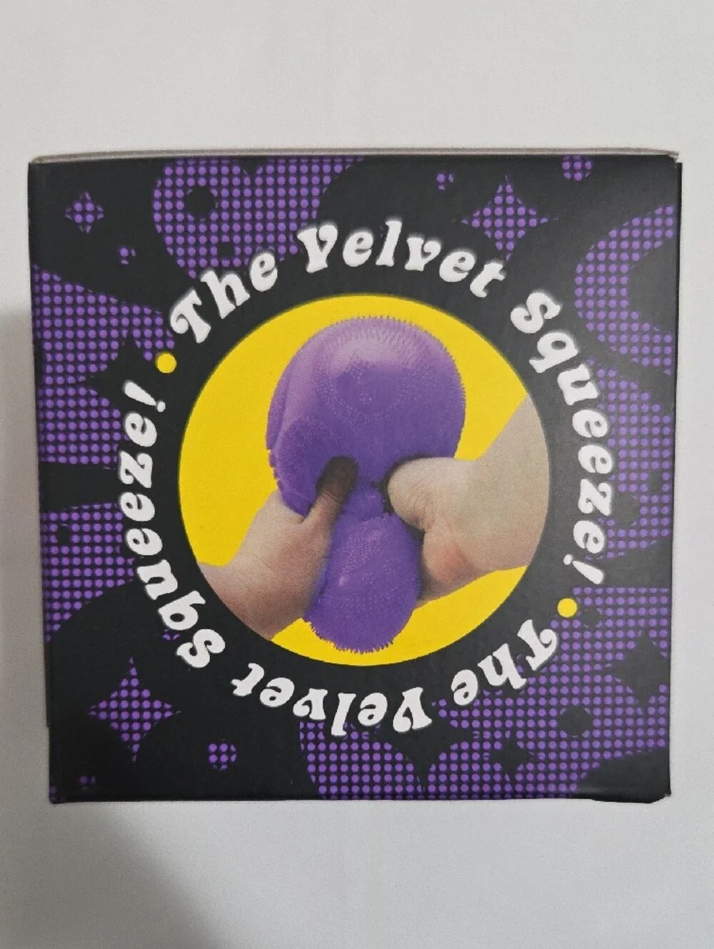 Needoh Super Fuzz Ball Purple Stress Toy-Authentic